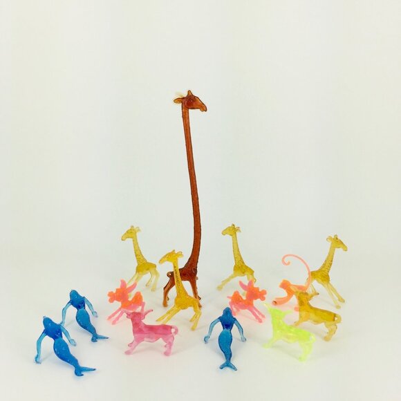 VINTAGE MCM SWIZZLE STICKS + ZOO PIKS COCKTAIL ANIMALS . LOT OF 152 . KITSCH BAR - Picture 4 of 16